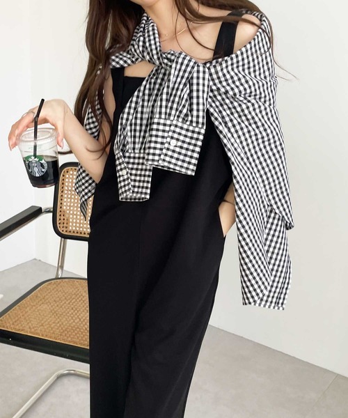 GeeRA(ジーラ)の「【9色/5サイズ展開】オーバーサイズベーシックルーズシャツ(シャツ/ブラウス・レディース・ベージュ/グリーン/ブルー/パープル/ピンク/ブラック/チェック/ホワイト系その他/ブルー系その他/ピンク系その他/ブラック系その他・XX-LARGE/LARGE/SMALL/MEDIUM/X-LARGE)」の14枚目の写真