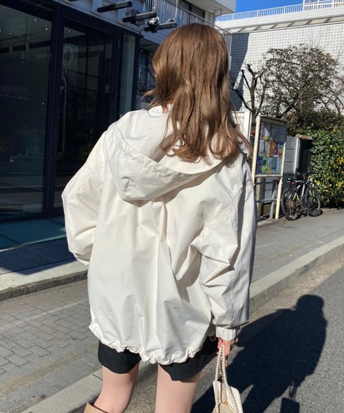 one after another NICE CLAUP（ワンアフターアナザーナイスクラップ）の「ユーティリティマウンテンパーカー（マウンテンパーカー・レディース・アイボリー/ブラック/サックスブルー/ラベンダー・FREE）」の20枚目の写真