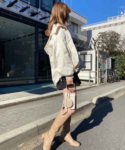 one after another NICE CLAUP（ワンアフターアナザーナイスクラップ）の「ユーティリティマウンテンパーカー（マウンテンパーカー・レディース・アイボリー/ブラック/サックスブルー/ラベンダー・FREE）」の18枚目の写真