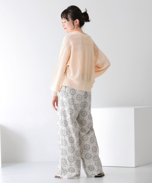 KBF（ケイビーエフ）の「プリントイージーパンツ（その他パンツ・レディース・ベージュ/ブルー/ネイビー・ONE）」の18枚目の写真