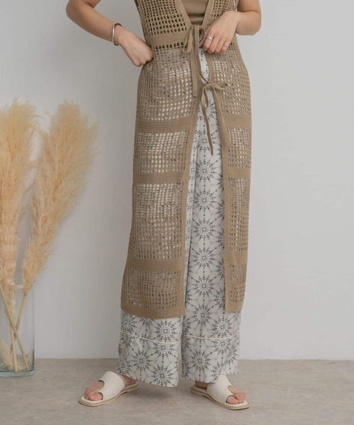 KBF（ケイビーエフ）の「プリントイージーパンツ（その他パンツ・レディース・ベージュ/ブルー/ネイビー・ONE）」の14枚目の写真