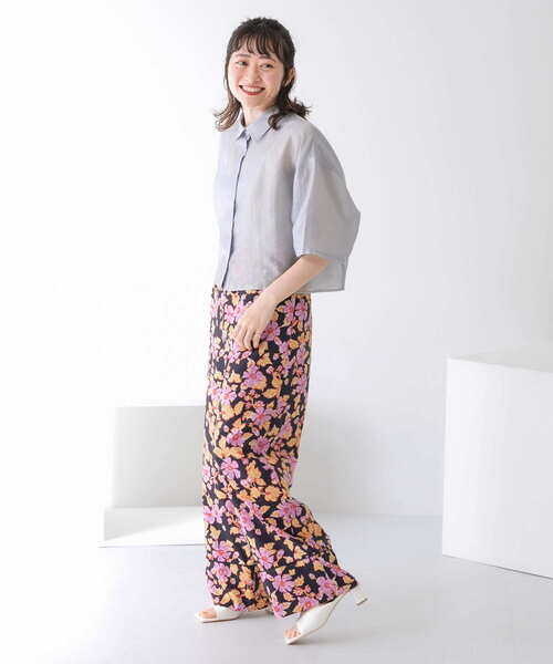 KBF（ケイビーエフ）の「プリントイージーパンツ（その他パンツ・レディース・ベージュ/ブルー/ネイビー・ONE）」の9枚目の写真