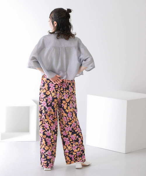 KBF（ケイビーエフ）の「プリントイージーパンツ（その他パンツ・レディース・ベージュ/ブルー/ネイビー・ONE）」の13枚目の写真