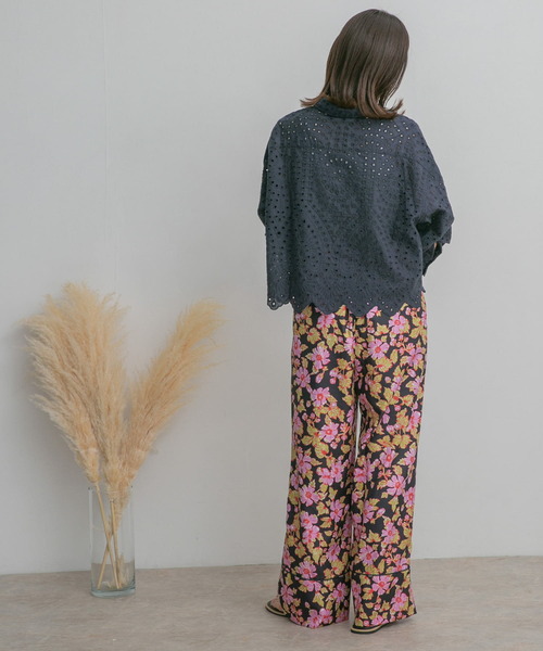 KBF（ケイビーエフ）の「プリントイージーパンツ（その他パンツ・レディース・ベージュ/ブルー/ネイビー・ONE）」の10枚目の写真