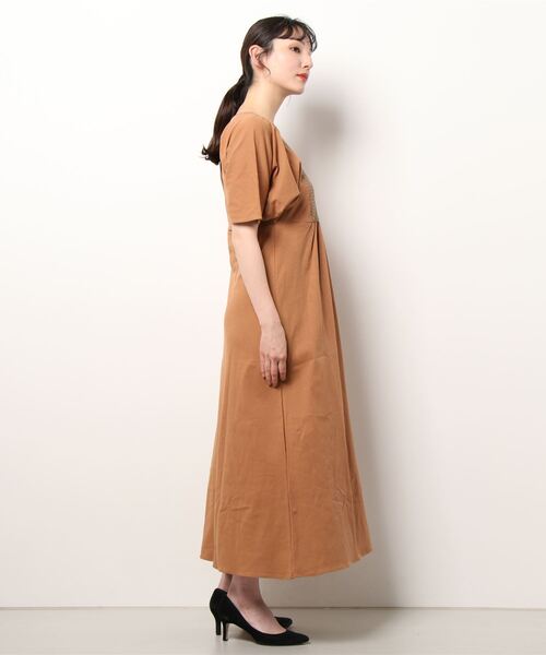 チチカカ（チチカカ）の「クロシェヨークワンピース（ワンピース・レディース・ネイビー/ブラウン/レッド・FREE）」の22枚目の写真