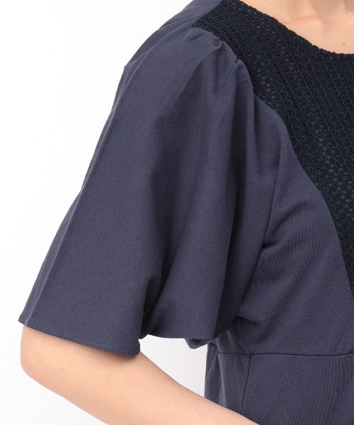 チチカカ（チチカカ）の「クロシェヨークワンピース（ワンピース・レディース・ネイビー/ブラウン/レッド・FREE）」の15枚目の写真