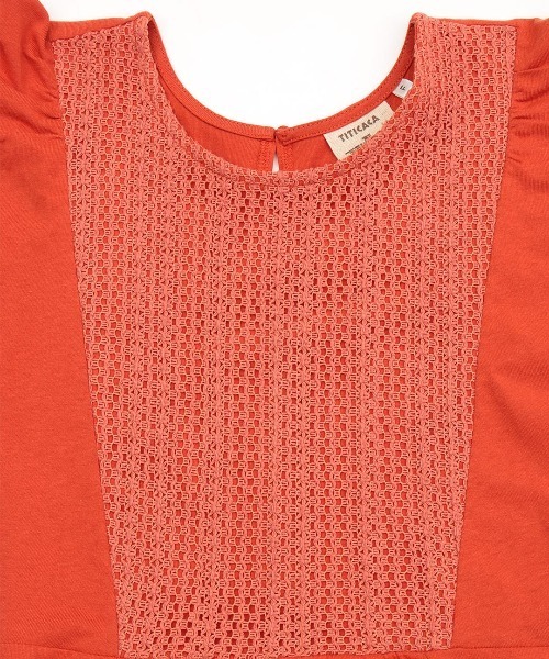 チチカカ（チチカカ）の「クロシェヨークワンピース（ワンピース・レディース・ネイビー/ブラウン/レッド・FREE）」の17枚目の写真