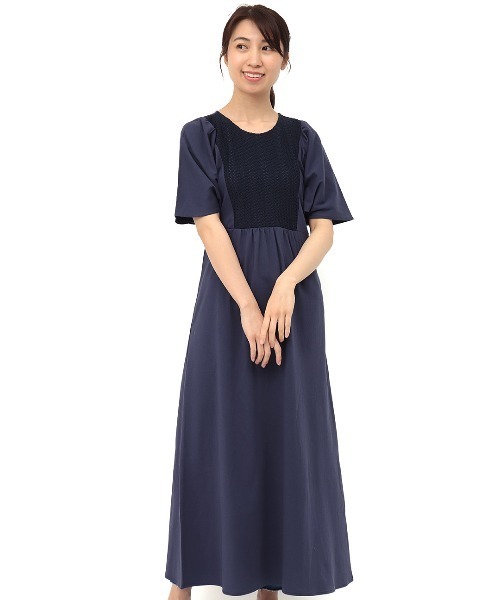 チチカカ（チチカカ）の「クロシェヨークワンピース（ワンピース・レディース・ネイビー/ブラウン/レッド・FREE）」の10枚目の写真