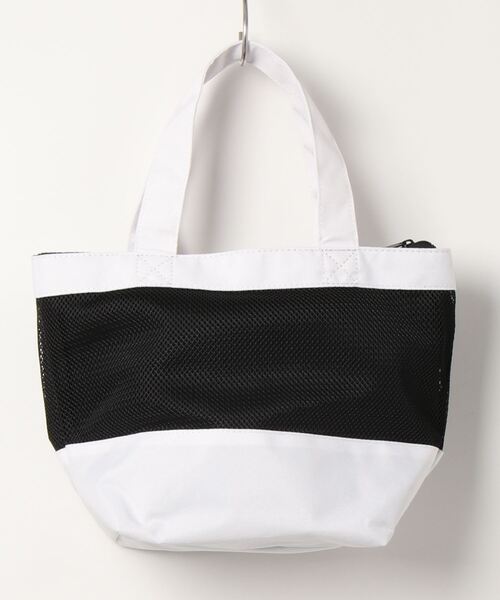 CAMP7（キャンプセブン）の「【CAMP7】保冷ポーチ付きミニトート（トートバッグ・レディース・ブラック/ホワイト・フリー）」の5枚目の写真