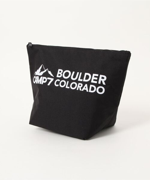 CAMP7（キャンプセブン）の「【CAMP7】保冷ポーチ付きミニトート（トートバッグ・レディース・ブラック/ホワイト・フリー）」の6枚目の写真