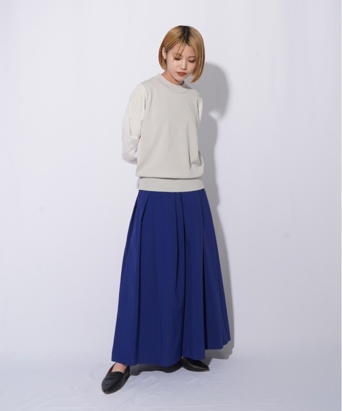 LADY LUCK LUCA(レディラックルカ)の「LC/LLL 14G袖ストライプ プルオーバー(Tシャツ/カットソー・レディース・ライトグレー/ブラック/ベージュ・FREE)」の11枚目の写真