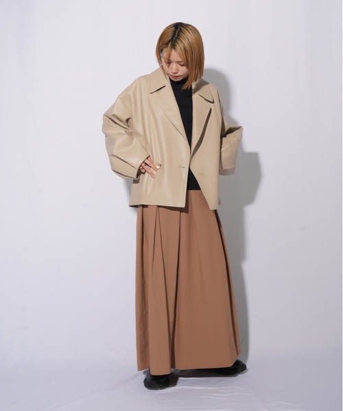 LADY LUCK LUCA(レディラックルカ)の「LC/LLL 14G袖ストライプ プルオーバー(Tシャツ/カットソー・レディース・ライトグレー/ブラック/ベージュ・FREE)」の17枚目の写真