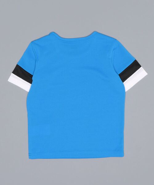 PUMA（プーマ）の「PUMA プーマ キッズ サッカー TEAMRISE ゲームシャツ JR 120-160cm（Tシャツ/カットソー・キッズ・ブラック/ライトブルー/ブルー・140/120/130/160/150）」の4枚目の写真