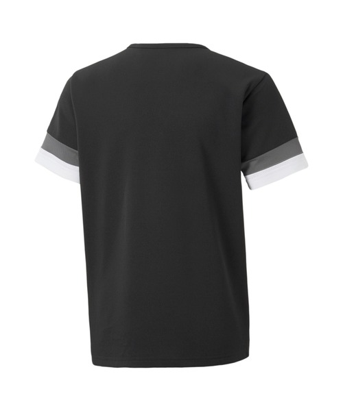 PUMA（プーマ）の「PUMA プーマ キッズ サッカー TEAMRISE ゲームシャツ JR 120-160cm（Tシャツ/カットソー・キッズ・ブラック/ライトブルー/ブルー・140/120/130/160/150）」の5枚目の写真