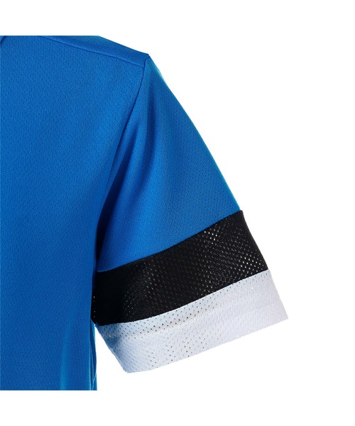 PUMA（プーマ）の「PUMA プーマ キッズ サッカー TEAMRISE ゲームシャツ JR 120-160cm（Tシャツ/カットソー・キッズ・ブラック/ライトブルー/ブルー・140/120/130/160/150）」の12枚目の写真
