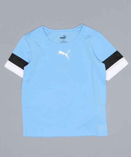 PUMA（プーマ）の「PUMA プーマ キッズ サッカー TEAMRISE ゲームシャツ JR 120-160cm（Tシャツ/カットソー・キッズ・ブラック/ライトブルー/ブルー・140/120/130/160/150）」の14枚目の写真