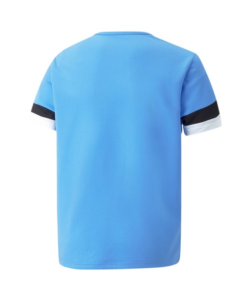 PUMA（プーマ）の「PUMA プーマ キッズ サッカー TEAMRISE ゲームシャツ JR 120-160cm（Tシャツ/カットソー・キッズ・ブラック/ライトブルー/ブルー・140/120/130/160/150）」の10枚目の写真