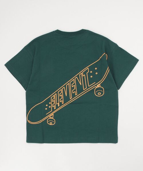 ELEMENT（エレメント）の「ELEMENT/エレメント キッズ ワイドシルエット Tシャツ BC025-245（Tシャツ/カットソー・キッズ・グレー/グリーン/ブラック・140cm/150cm/160cm/130cm）」の5枚目の写真