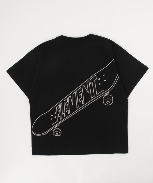 ELEMENT（エレメント）の「ELEMENT/エレメント キッズ ワイドシルエット Tシャツ BC025-245（Tシャツ/カットソー・キッズ・グレー/グリーン/ブラック・140cm/150cm/160cm/130cm）」の2枚目の写真