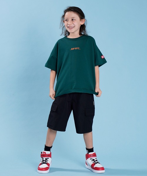 ELEMENT（エレメント）の「ELEMENT/エレメント キッズ ワイドシルエット Tシャツ BC025-245（Tシャツ/カットソー・キッズ・グレー/グリーン/ブラック・140cm/150cm/160cm/130cm）」の11枚目の写真