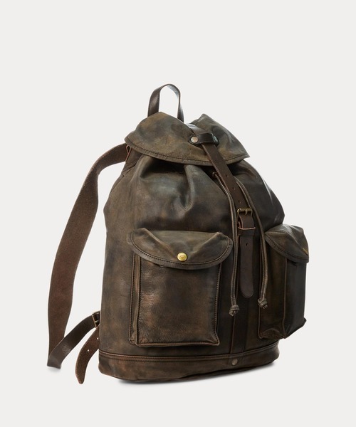 レザー リュックサック（バックパック/リュック）｜RRL（ダブル アール