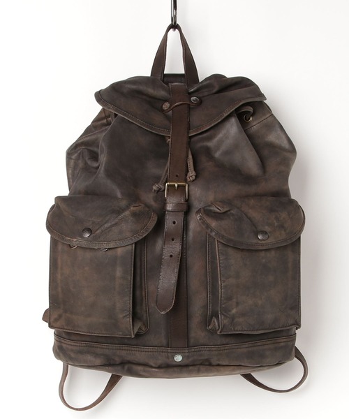 レザー リュックサック（バックパック/リュック）｜RRL（ダブル アール
