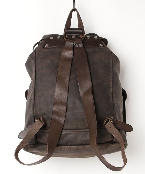 今期購入　RRLレザーリュックサック　一回使用の極美品 今期購入 RRLレザーリュックサック 一回使用の極美品 レザー リュック