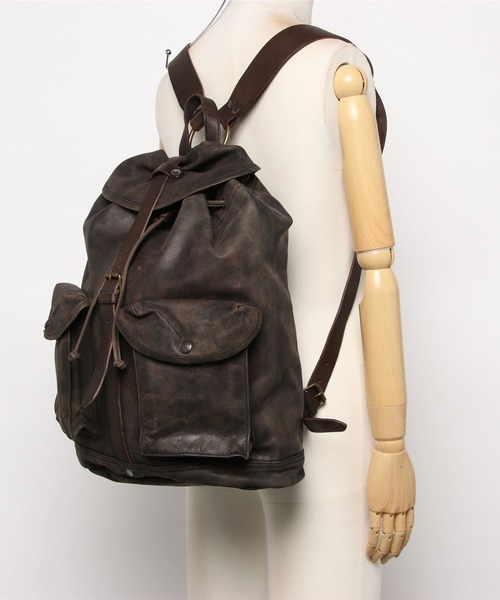 レザー リュックサック（バックパック/リュック）｜RRL（ダブル アール