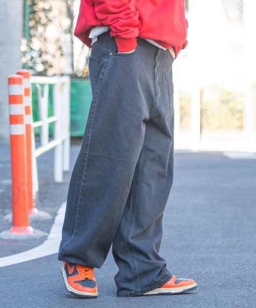 Revo.（レボ）の「Revo. 極太ワイドストレートシルエット デニムパンツ