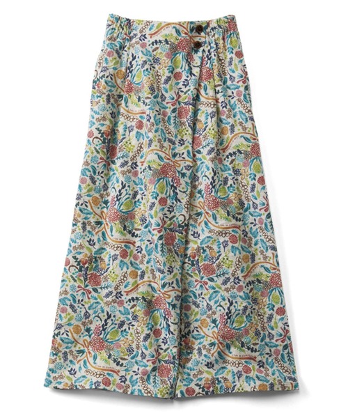 Live in comfort（リブインコンフォート）の「リブ　イン　コンフォート　ダブルガーゼが軽やかなはき心地　前重なりパンツ（その他パンツ・レディース・ライトグレー/イエロー/ブラウン/ホワイト×グレー/ブルー系その他/グリーン/ブラック系その他/オレンジ/ロイヤルブルー/ピンク系その他/ブラック/サックスブルー/グレー系その他/パープル/グリーン系その他/ライトピンク/カーキ/チャコールグレー/杢グレー/レッド/グレー/キャメル/ブラック×ホワイト/ホワイト×ブルー・MEDIUM/XX-LARGE/LARGE/X-LARGE/XXX-LARGE/SMALL）」の10枚目の写真