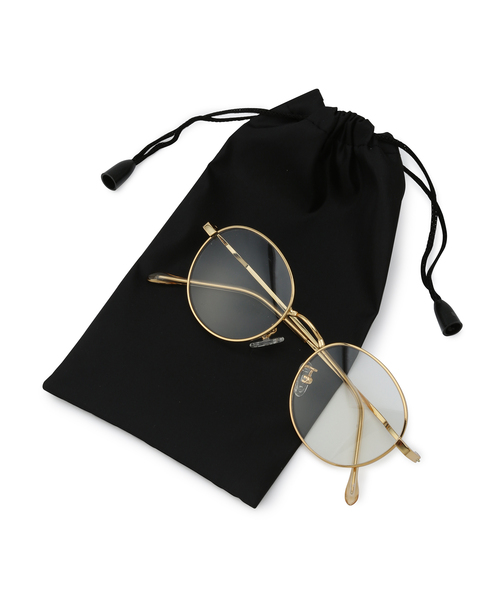 VIS(ビス)の「【ブルーライトカット・曇り止め加工】メタルフレームファッショングラス(メガネ・レディース・ブラック/ゴールド/シルバー・FREE)」の21枚目の写真