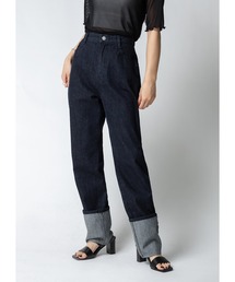 ロールアップデニム