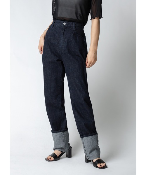 Adoon plain（アドーンプレーン）の「ロールアップデニム