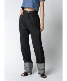 Adoon plain | ロールアップデニム(デニムパンツ)