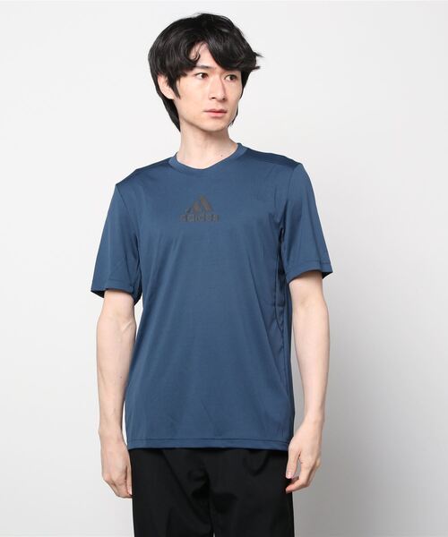 adidas(アディダス)の「アディダス adidas PRIMEBLUE デザインド トゥ ムーブ スポーツ 3ストライプス 半袖Tシャツ(Tシャツ/カットソー・メンズ・ネイビー/ブラック/ホワイト・3L/L/LL/M/S)」の3枚目の写真