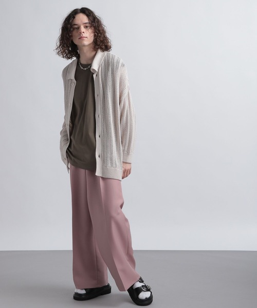 HARE（ハレ）の「ユルノースリーブカット(HARE)（Tシャツ/カットソー・メンズ・ブラック/グレー/ライトブラウン/ブルー/パープル/グレー系その他・FREE）」の13枚目の写真