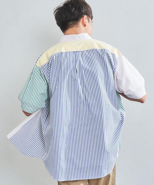 クレイジーストライプボタンダウン半袖シャツ|メンズ(MEN)|coen 激安価格の sacai 長袖シャツ ストライプシャツ クレイジーパターン シャツ