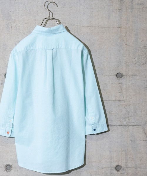 Candy Fantasy(キャンディーファンタジー)の「【a】オックスカラーボタンアニマル刺繍七分袖レギュラーシャツ(シャツ/ブラウス・メンズ・ホワイト/サックスブルー/イエロー/マルチ/ネイビー/ライトグリーン・MEDIUM/LARGE/X-LARGE)」の21枚目の写真