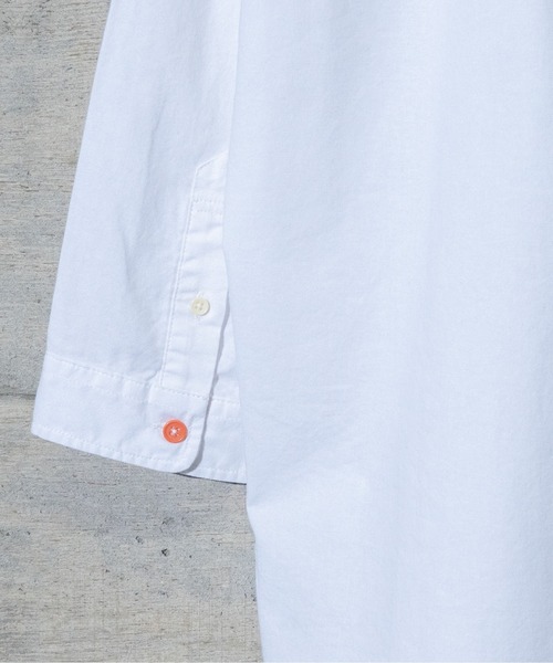 Candy Fantasy(キャンディーファンタジー)の「【a】オックスカラーボタンアニマル刺繍七分袖レギュラーシャツ(シャツ/ブラウス・メンズ・ホワイト/サックスブルー/イエロー/マルチ/ネイビー/ライトグリーン・MEDIUM/LARGE/X-LARGE)」の10枚目の写真