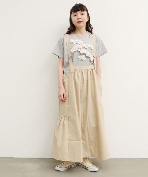 l'atelier du savon（アトリエドサボン）の「○C/馬布 吊りスカート