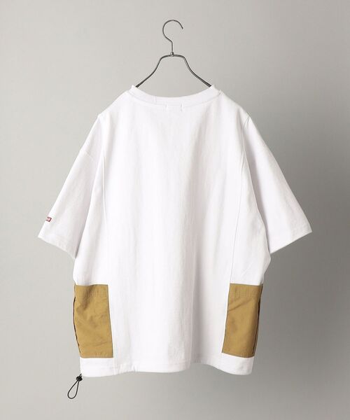 COLEMAN(コールマン)の「*Coleman: ビッグシルエット サイドポケット Tシャツ(Tシャツ/カットソー・メンズ・ブラック/オフホワイト/オリーブ・MEDIUM/LARGE/SMALL)」の9枚目の写真