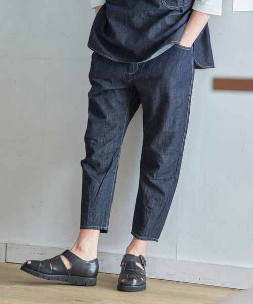 GLOBAL WORK（グローバルワーク）の「KATOデザインクライムパンツ/273163（デニムパンツ・メンズ・ダークブルー/ブルー・LARGE/MEDIUM/SMALL）」の2枚目の写真