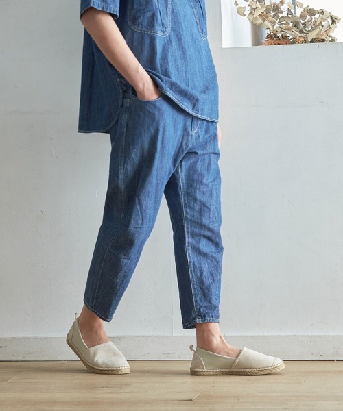 GLOBAL WORK（グローバルワーク）の「KATOデザインクライムパンツ/273163（デニムパンツ・メンズ・ダークブルー/ブルー・LARGE/MEDIUM/SMALL）」の20枚目の写真