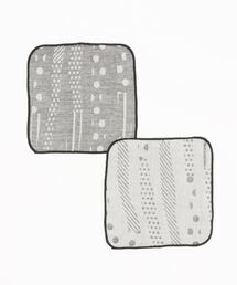 FACTRUTH（ファクトラス）の「FACTRUTH #FT22SS-002 ジャガード オーガニックmini H-towel 2pcs 15x15（ハンカチ/ハンドタオル）」