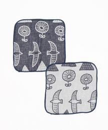 FACTRUTH（ファクトラス）の「FACTRUTH #FT22SS-002 ジャガード オーガニックmini H-towel 2pcs 15x15（ハンカチ/ハンドタオル）」