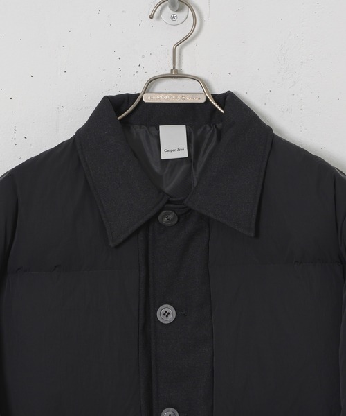 CASPER JOHN(キャスパージョン)の「Cleric down jacket/クレリックダウンジャケット(ダウンジャケット/コート・メンズ・マスタード/ブラック・SMALL/MEDIUM/LARGE)」の20枚目の写真