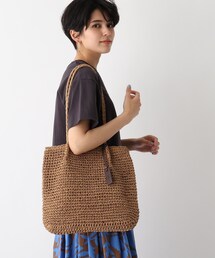 OPAQUE.CLIP | 雑材ペーパーかぎ編みトートバッグ(トートバッグ)