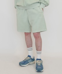 LEVI'S(R) FRESH RED TAB スウェットショートパンツ NATURAL DYE LIME