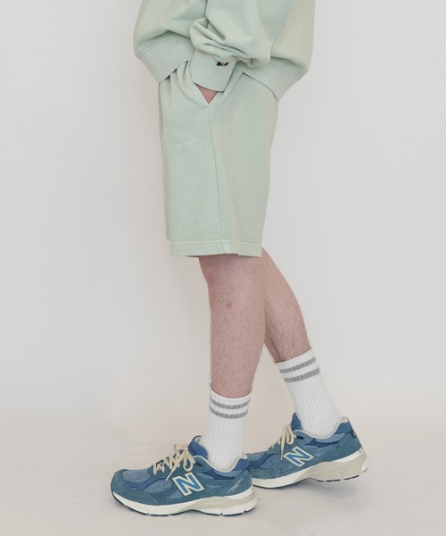 Levi's（リーバイス）の「LEVI'S(R) FRESH RED TAB スウェットショートパンツ NATURAL DYE LIME（スウェットパンツ・メンズ・グリーン・S/M/L/XL）」の5枚目の写真