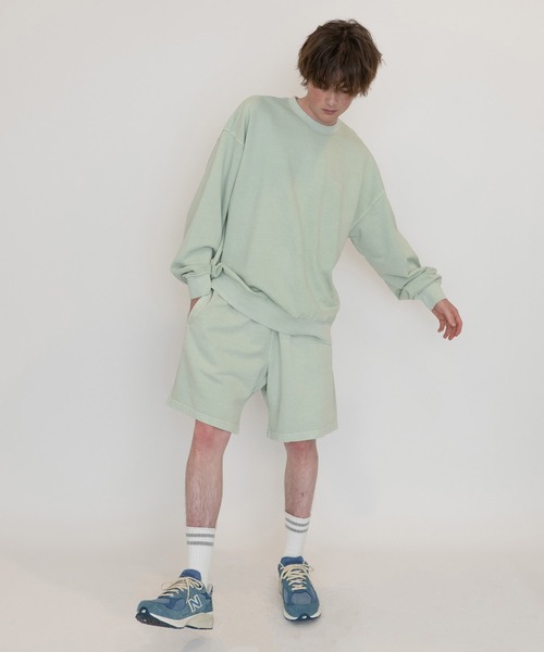 Levi's（リーバイス）の「LEVI'S(R) FRESH RED TAB スウェットショートパンツ NATURAL DYE LIME（スウェットパンツ・メンズ・グリーン・S/M/L/XL）」の7枚目の写真
